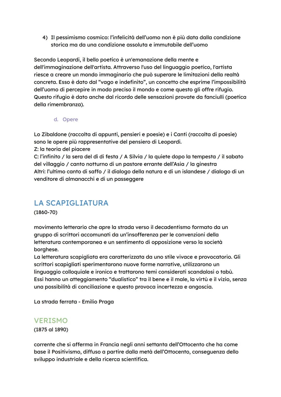 LEOPARDI
(1798-1837) = Romanticismo
a. Contesto storico
La sua opera si colloca nel contesto del Risorgimento italiano, il movimento politic