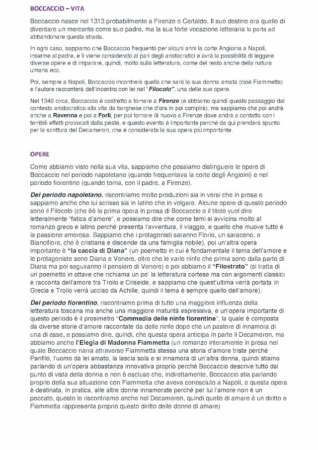 Know Boccaccio - Sintesi  approfondita thumbnail