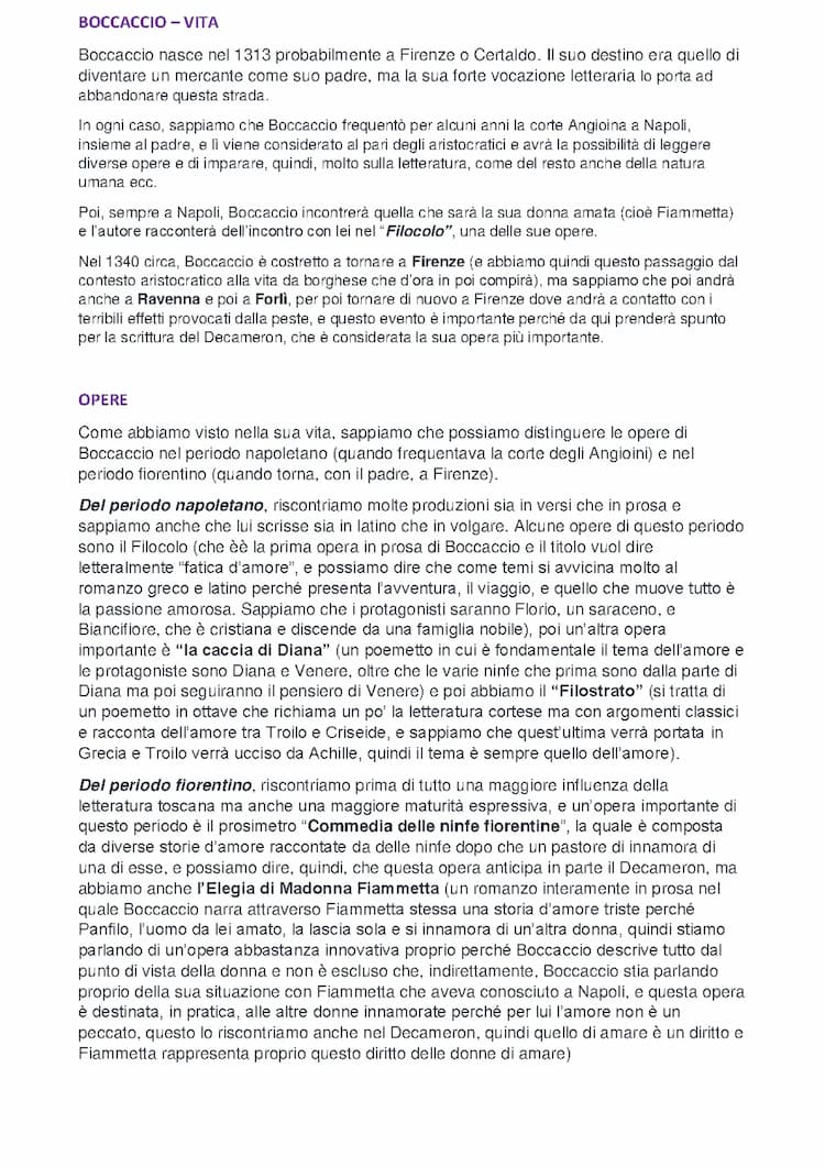 Know Boccaccio - Sintesi  approfondita thumbnail