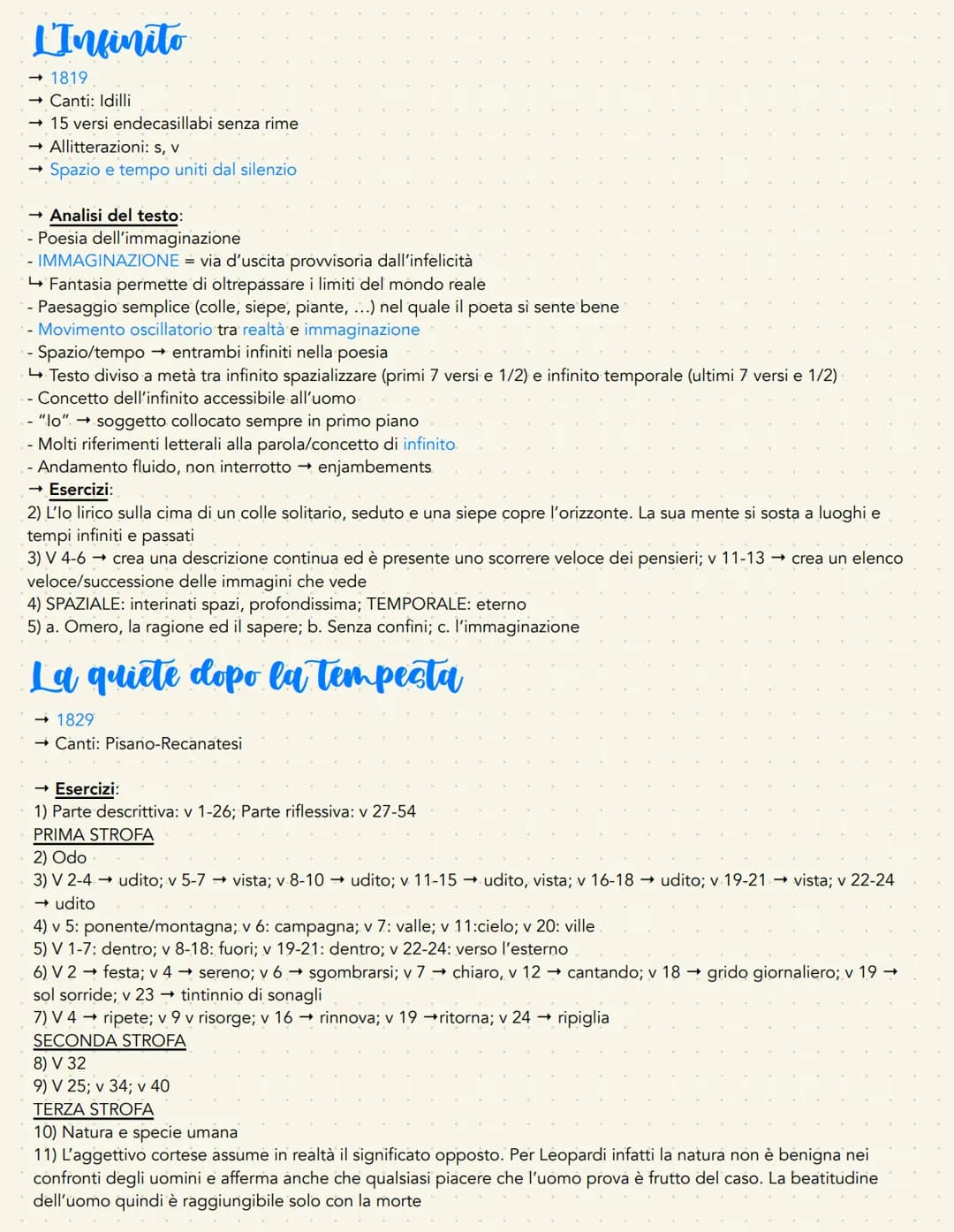 Giacomo Leopardi
Vita
- 1798 → Recanati → Famiglia nobile, ma severa
- Passione smodata per lo studio + talento straordinario
- Carattere di