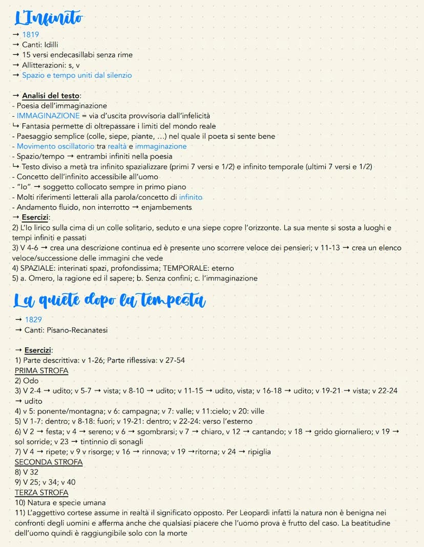 Giacomo Leopardi
Vita
- 1798 → Recanati → Famiglia nobile, ma severa
- Passione smodata per lo studio + talento straordinario
- Carattere di