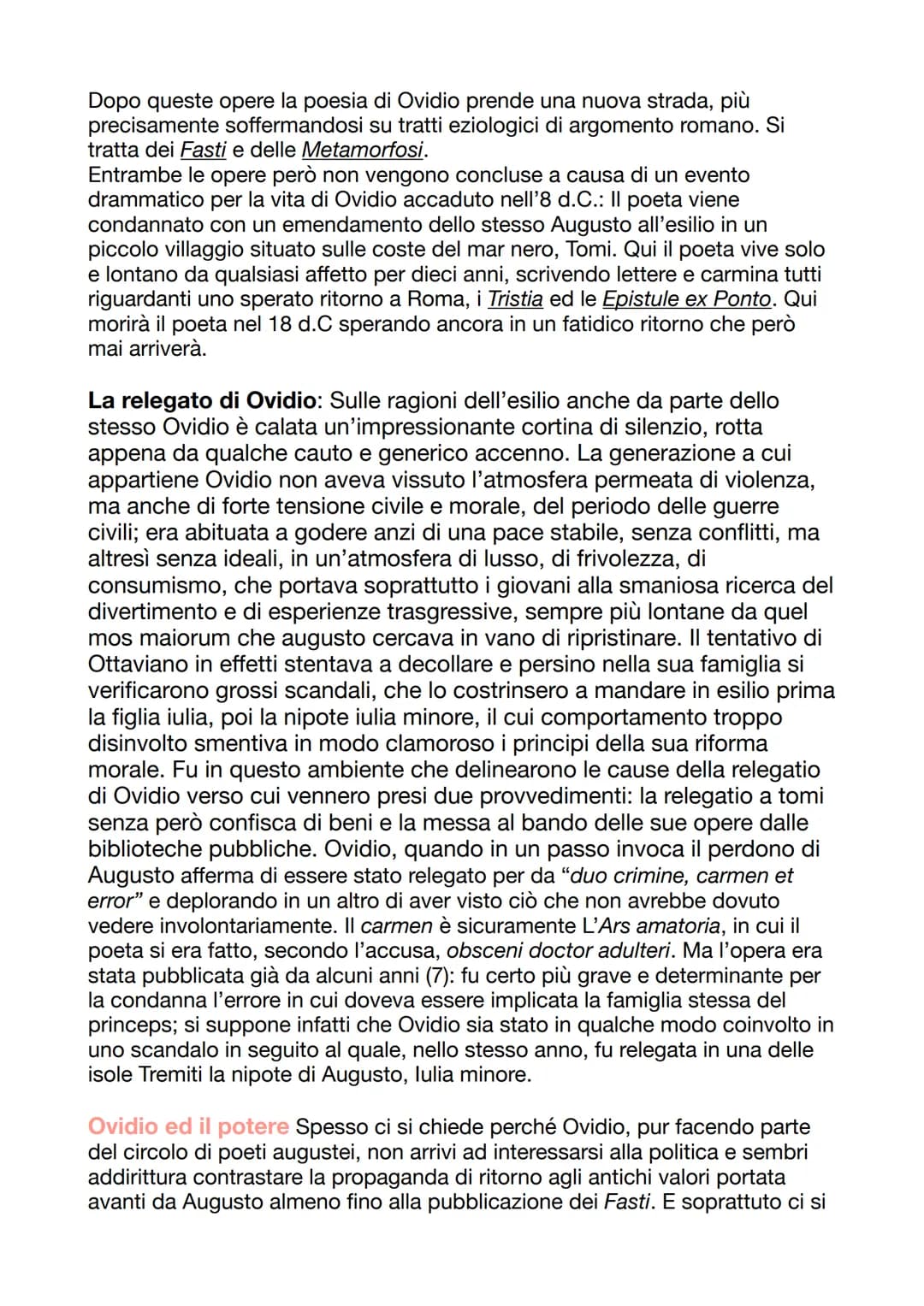 Tutte le Opere di Ovidio: Metamorfosi, Nascita e Morte - Riassunti e PDF!