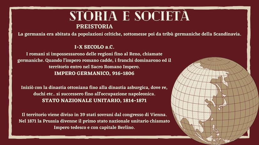 NEX
MN
MNM
NAM
PM
SEM
NNW
MSM
ots
285
2
&
T
LA GERMANIA
Presentazione di: Matilde Garieri, Elia Storti, Sofia
Menichetti e Zoe Groppi
saily 