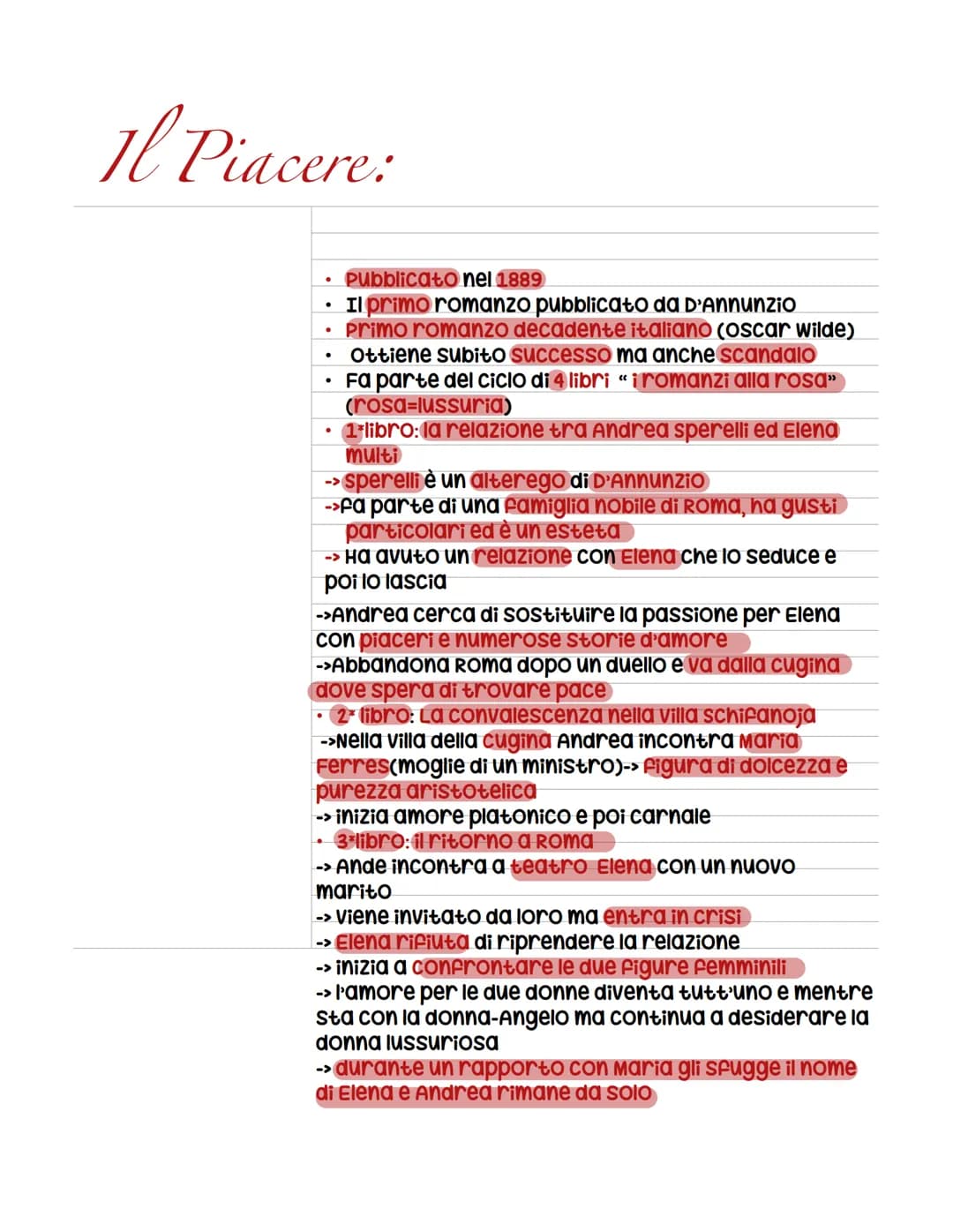 Gabriele D'Annunzio:
Esponente del decadentismo italiano
Nasce a Pescara 12 marzo del 1863
Appartiene a una famiglia agiata
compie i suoi pr