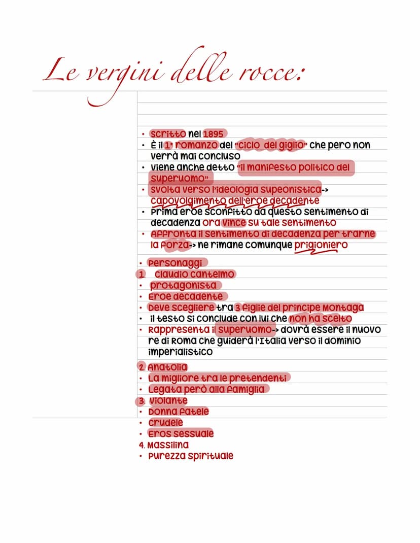 Gabriele D'Annunzio:
Esponente del decadentismo italiano
Nasce a Pescara 12 marzo del 1863
Appartiene a una famiglia agiata
compie i suoi pr