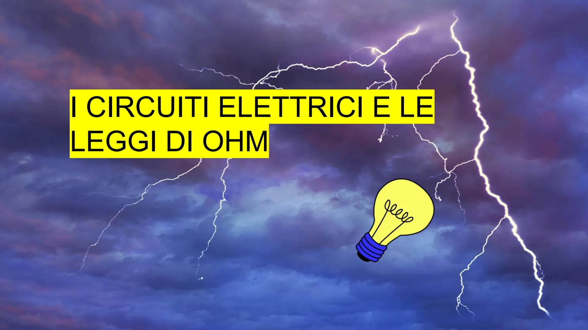 I CIRCUITI ELETTRICI E LE
LEGGI DI OHM
selle %
I CIRCUITI ELETTRICI
Un circuito elettrico è un percorso chiuso in cui circola corrente perch