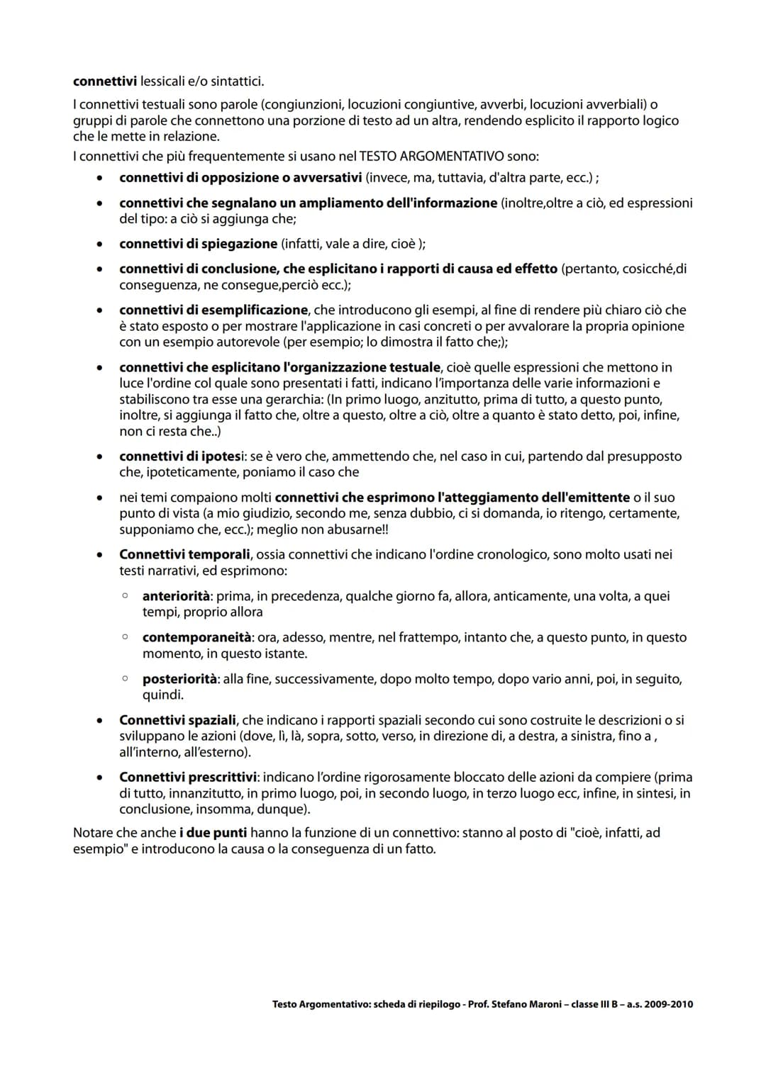 IL TESTO DI TIPO ARGOMENTATIVO
●
È l'esempio che abbiamo fatto in classe ed è un semplice testo argomentativo con il quale, chi parla, ha
ce