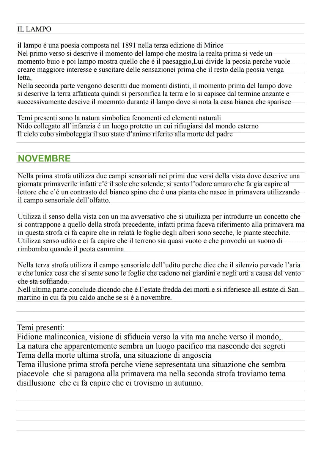GIOVANNI PASCOLI
Lui nella natura e in quello che vede fuori trova qualcos altro, ce un mondo dietro un mondo
ce un apparente oggettivita ma