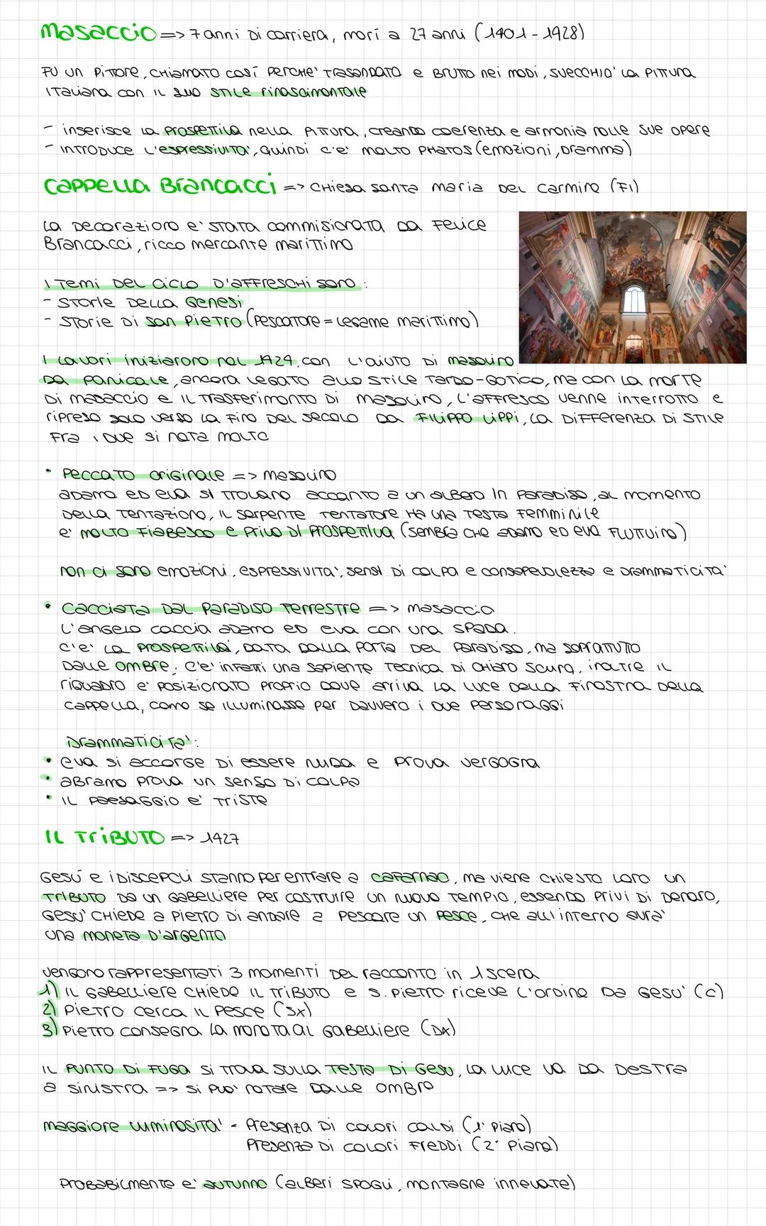 Il rinascimento => STraordinaria STaGiono le tenaria, artistica,
FILOSOFica, Scientifica Fiorita
UQ DAL 400 al Soo (morTe raffael
лешо)
IL T