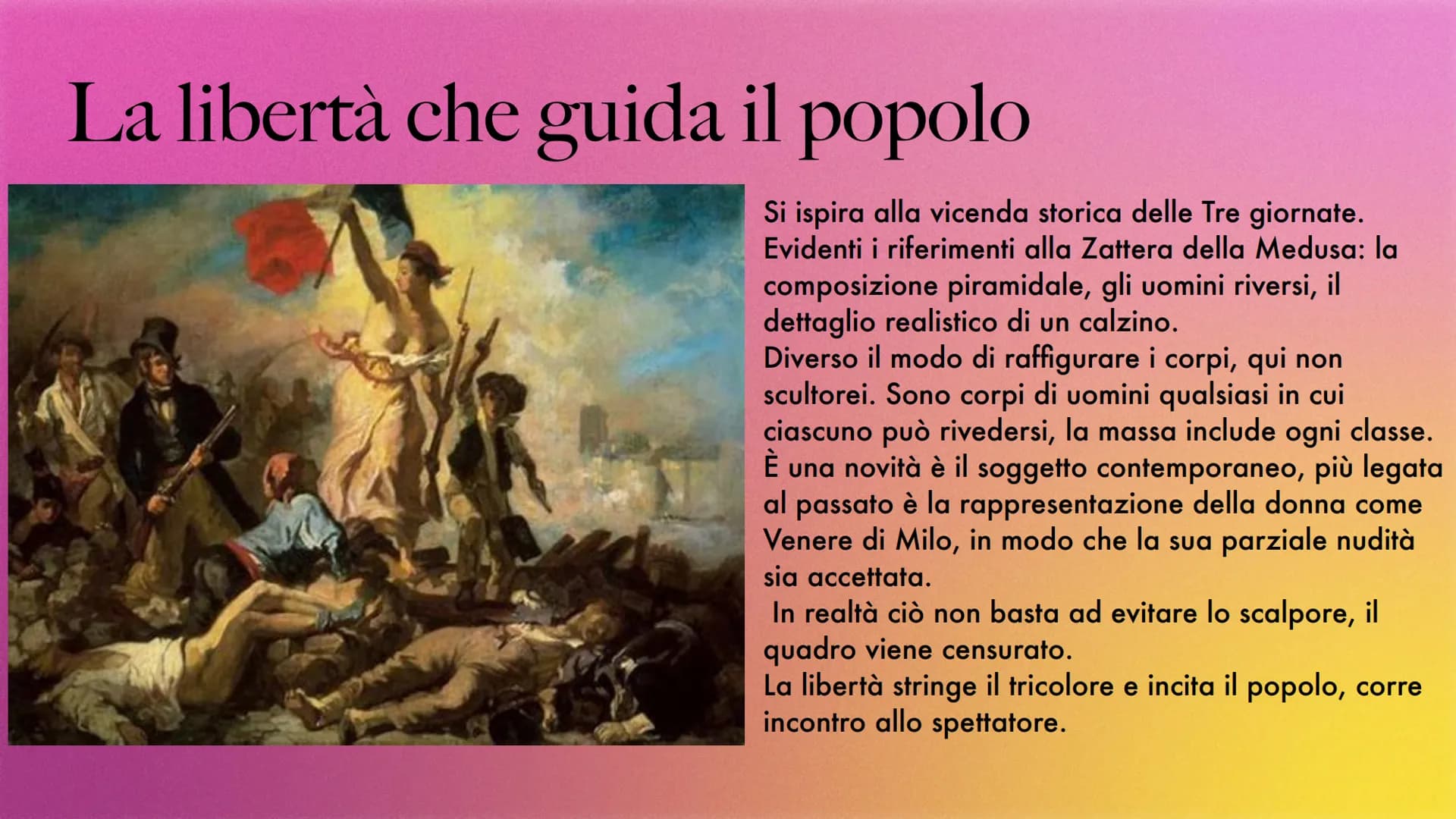 Romanticismo Definizione
È un movimento che si diffonde in Europa tra l'ultimo decennio del 1700 e la prima
metà del 1800 coinvolgendo arte,