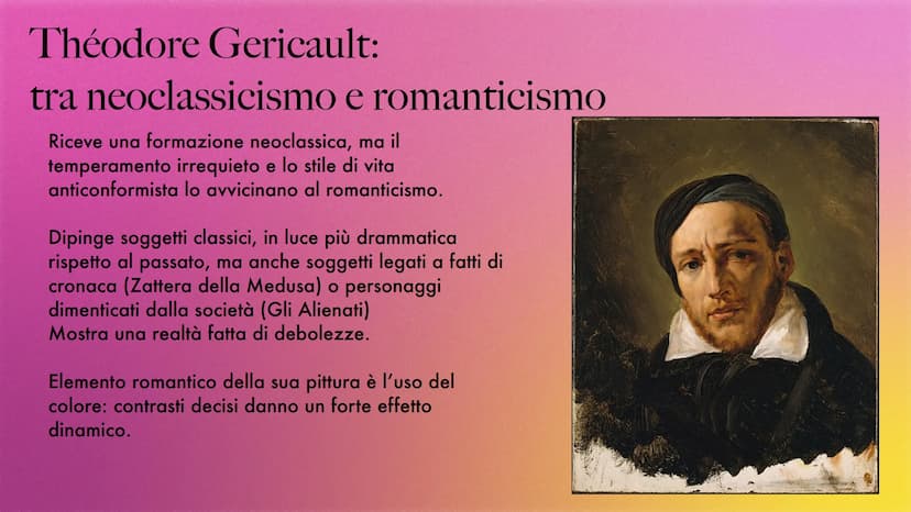 Romanticismo Definizione
È un movimento che si diffonde in Europa tra l'ultimo decennio del 1700 e la prima
metà del 1800 coinvolgendo arte,