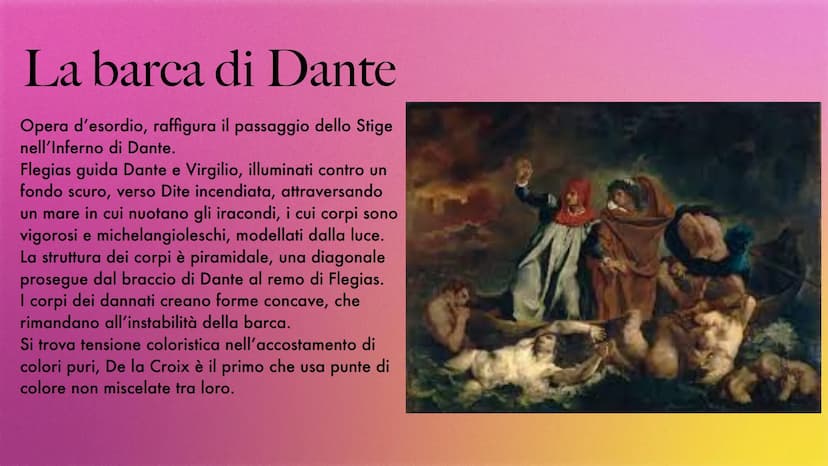 Romanticismo Definizione
È un movimento che si diffonde in Europa tra l'ultimo decennio del 1700 e la prima
metà del 1800 coinvolgendo arte,