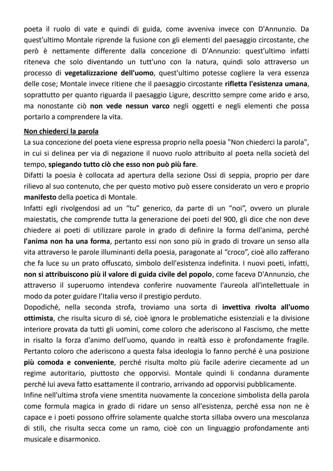Eugenio Montale
Montale nasce nel 1896 a Genova, da una famiglia borghese piuttosto agiata. Durante la
sua giovinezza venne avviato dal padr