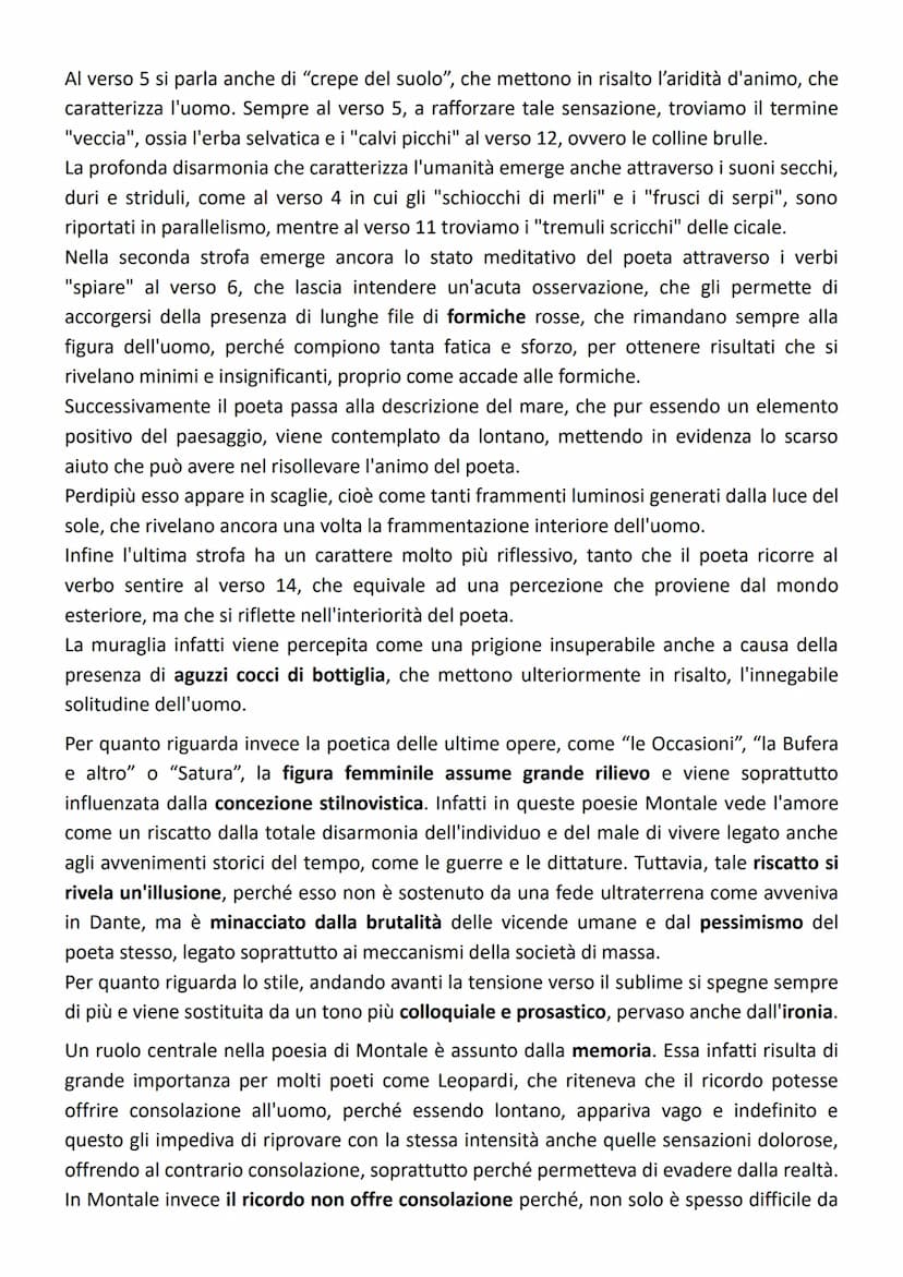 Eugenio Montale
Montale nasce nel 1896 a Genova, da una famiglia borghese piuttosto agiata. Durante la
sua giovinezza venne avviato dal padr