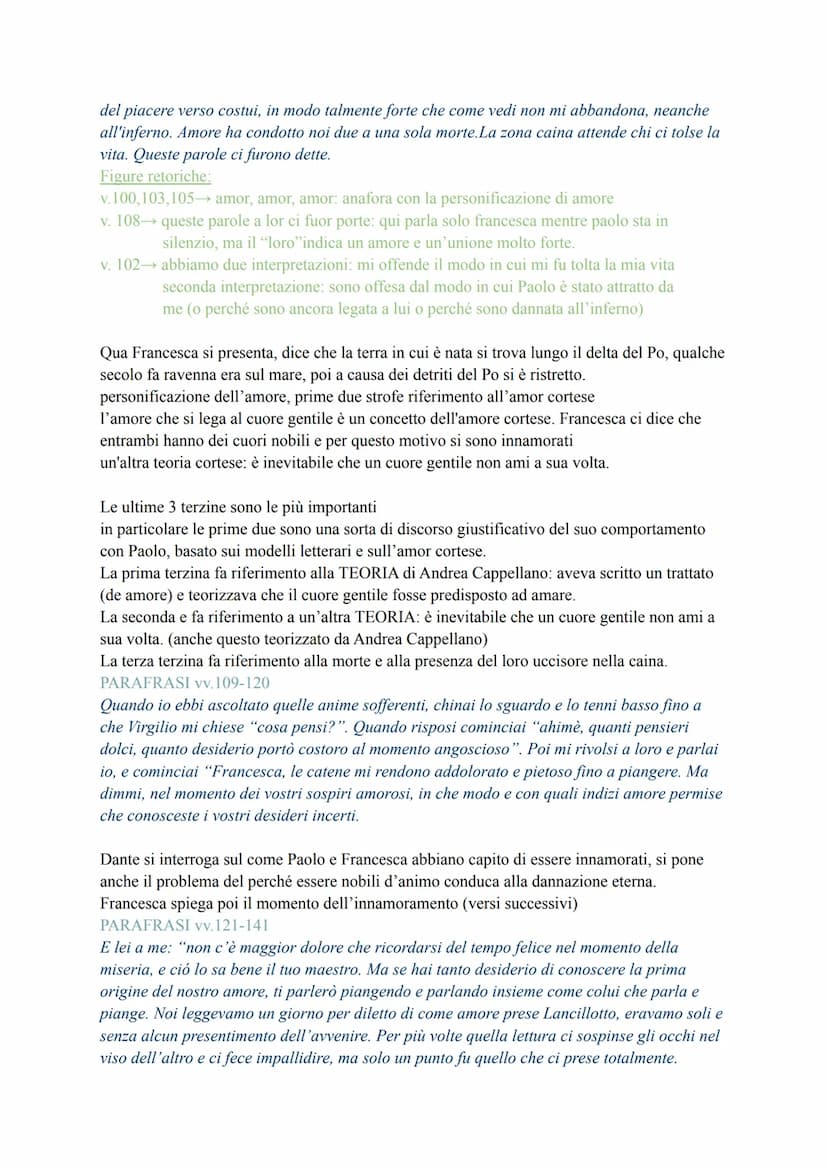 Dante
canti V-VI-X
dante sviene alla fine del 3 canto → è un trucco che usa Dante per evitare di spiegare come
dante passa da una sponda all