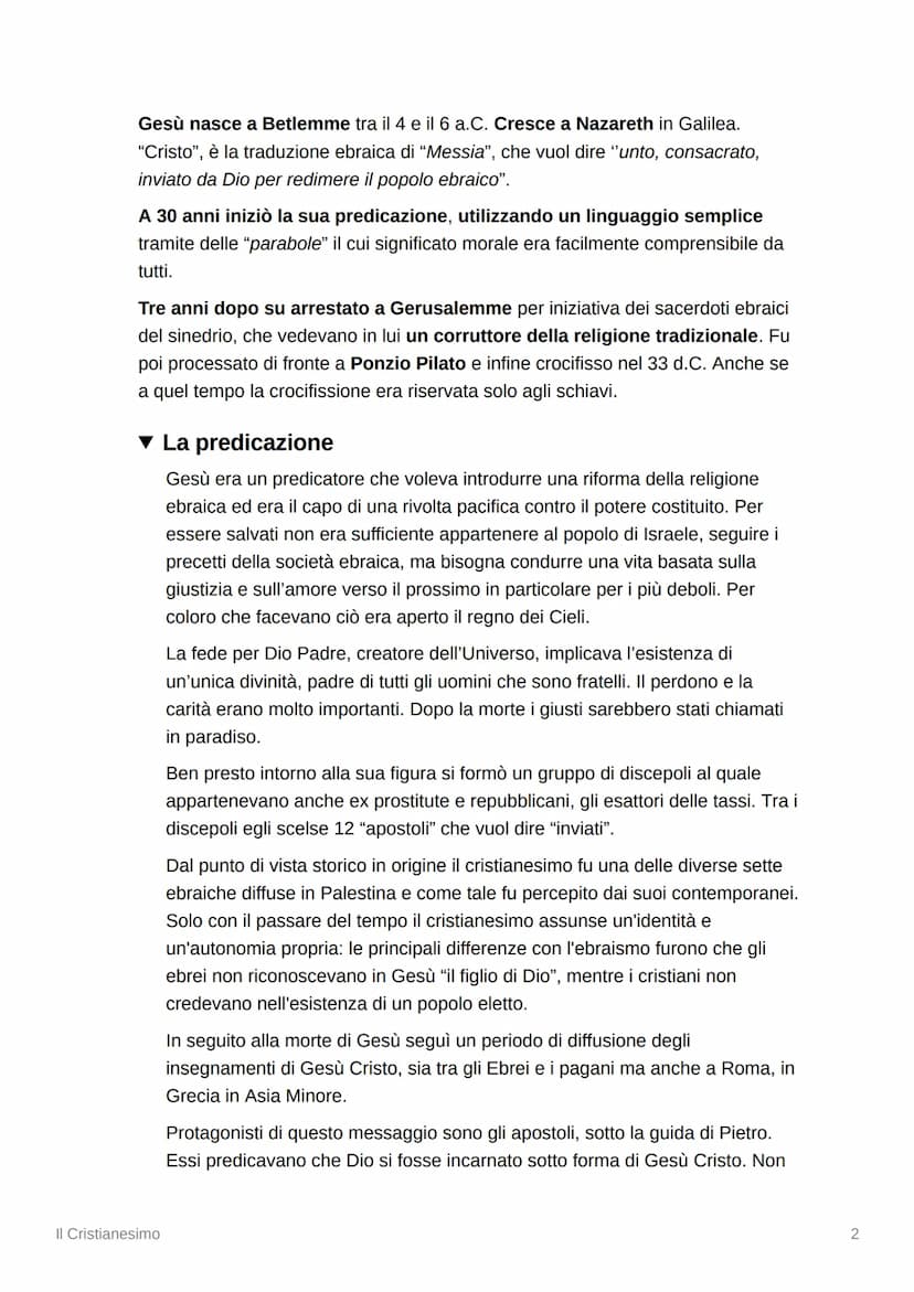 +
Il Cristianesimo
▾ La Palestina antica
lo Stato ebraico che si era ricostruito verso la fine del VI secolo a.C. In Palestina
sotto l'imper