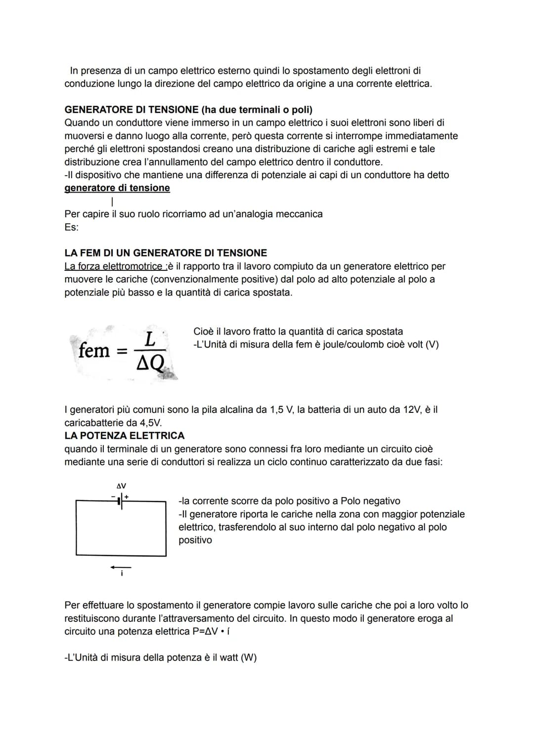 L'ENERGIA POTENZIALE ELETTRICA
Prendendo in considerazione una carica Q(grande, positiva) che genera intorno a sé un
campo elettrico, consid