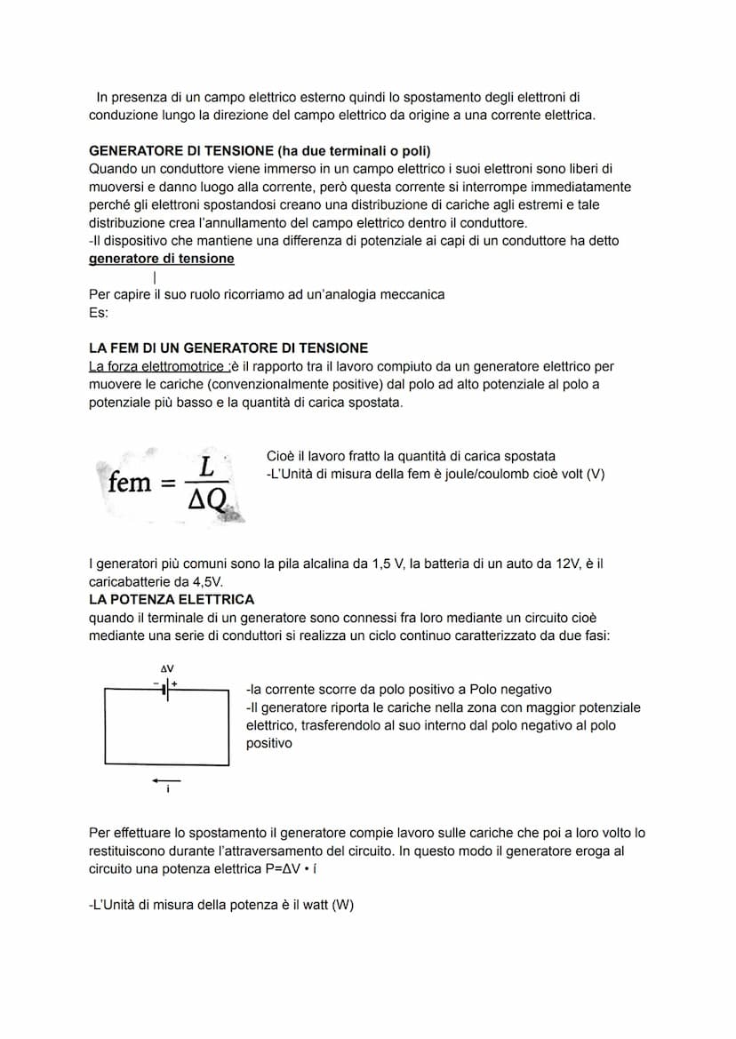 L'ENERGIA POTENZIALE ELETTRICA
Prendendo in considerazione una carica Q(grande, positiva) che genera intorno a sé un
campo elettrico, consid