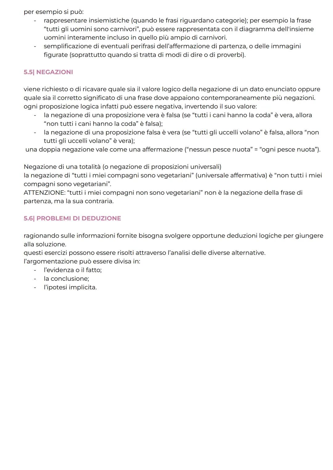 # RAGIONAMENTO E DEDUZIONI

5.1.1 CONDIZIONE NECESSARIA E CONDIZIONE SUFFICIENTE

*   una condizione è sufficiente quando il suo verificarsi