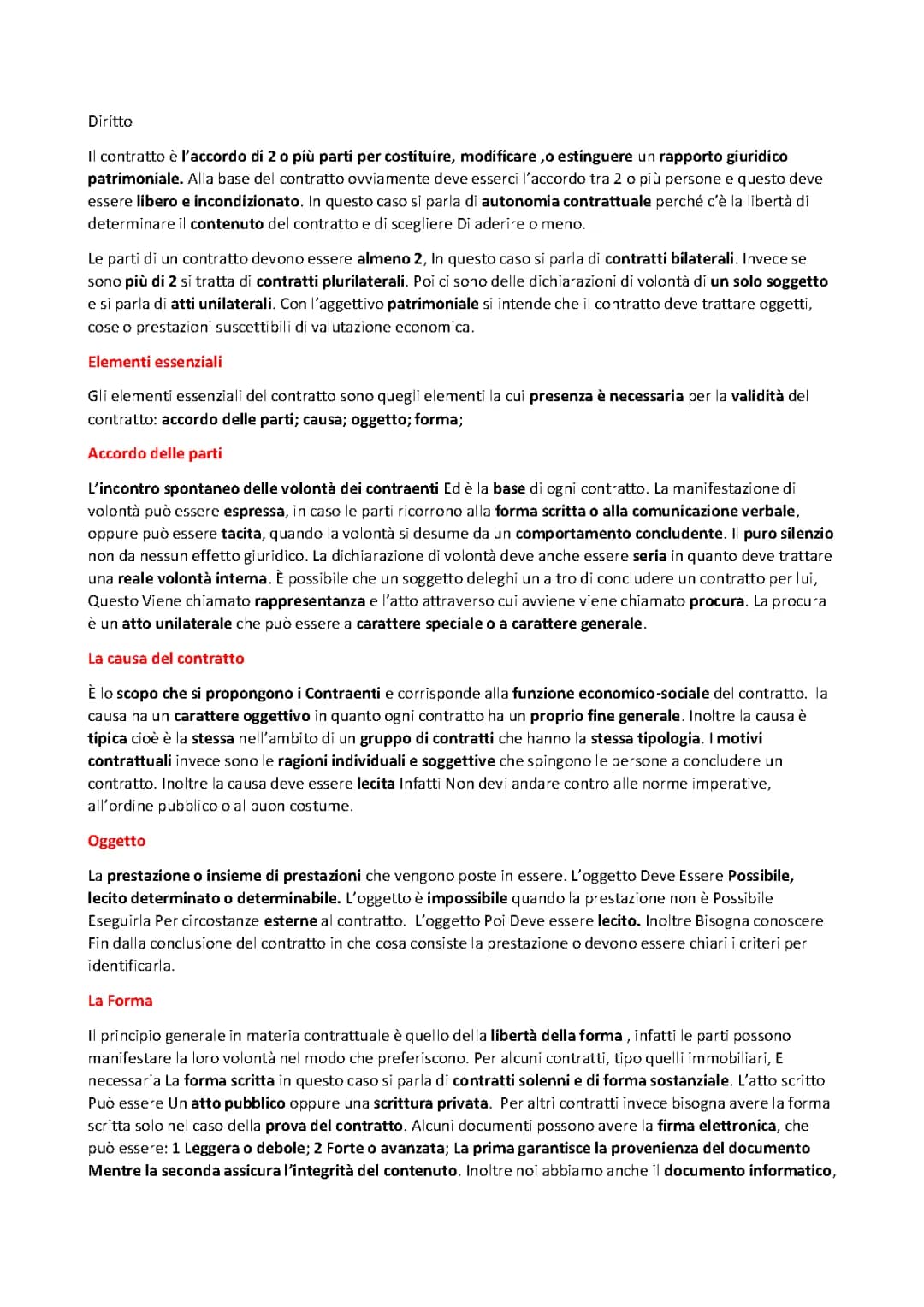 Scopri i 4 Elementi Essenziali del Contratto e l'Autonomia Contrattuale
