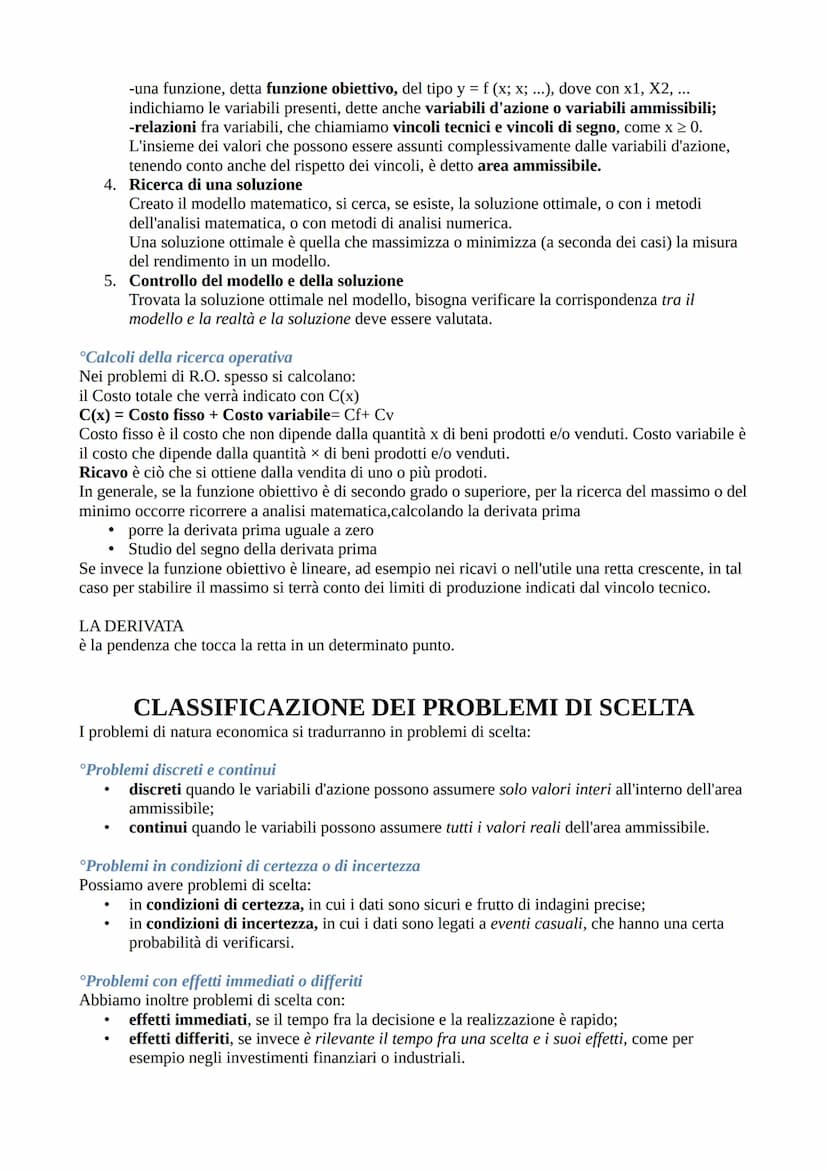 RICERCA OPERATIVA
°Storia
Il termine " Ricerca operativa" è stato usato per la prima volta nel 1939, ma già precedentemente
alcuni scienziat