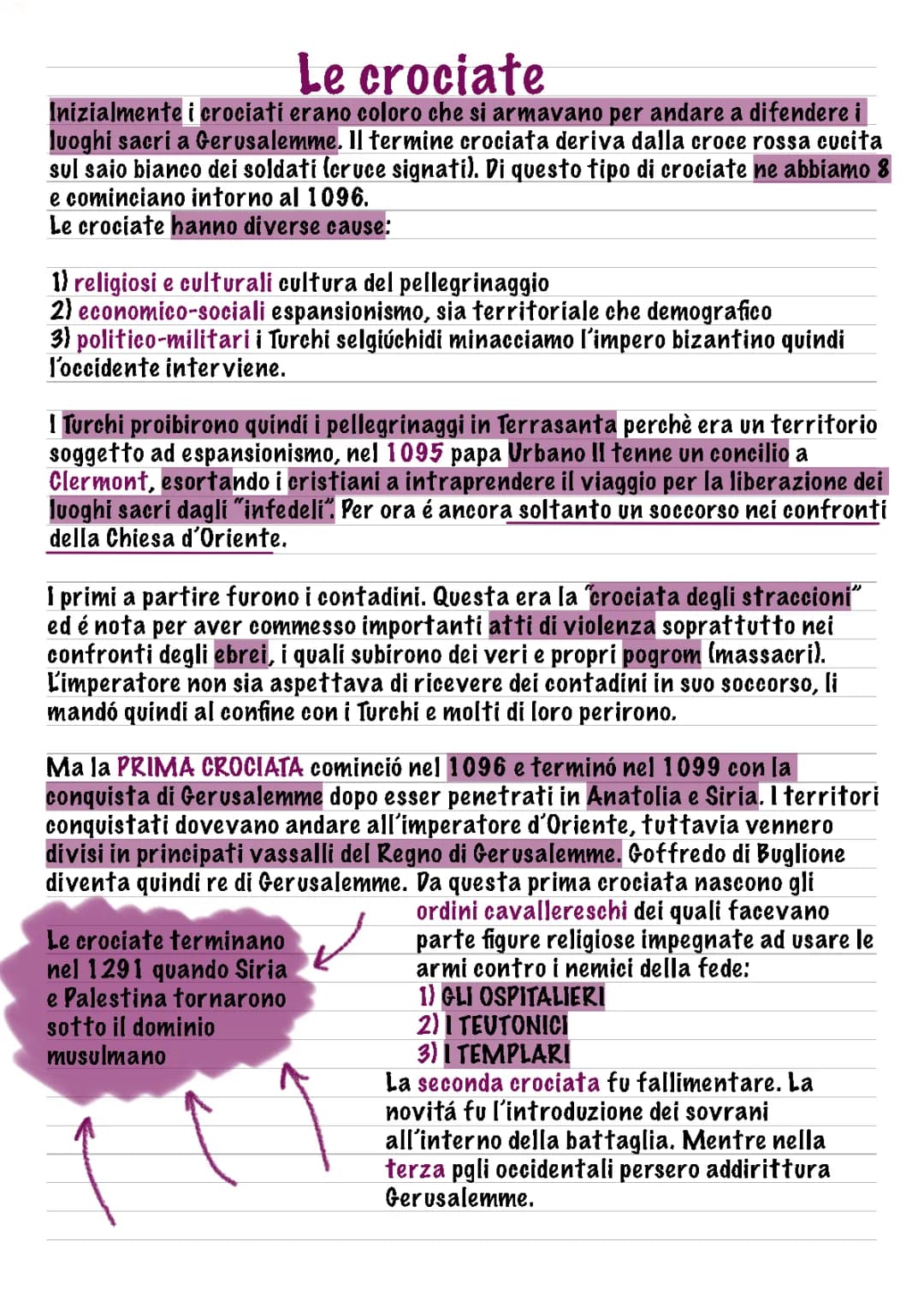 LE CROCIATE