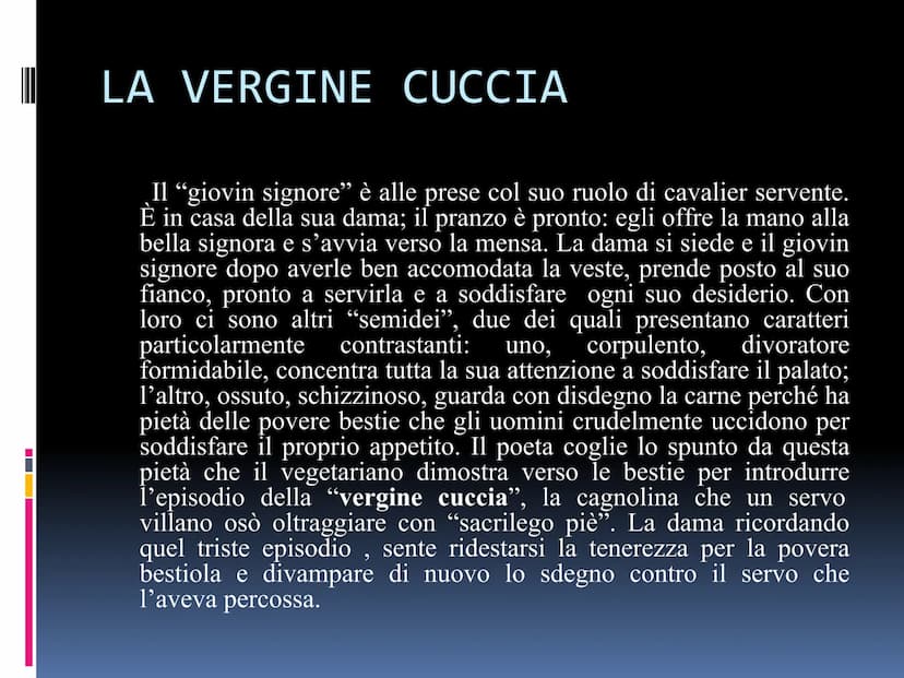 GIUSEPPE PARINI
IL GIORNO CARATTERISTICHE
una
"Il
Il giorno è un POEMA che mira a rappresentare
in modo satirico, l'aristocrazia decaduta di