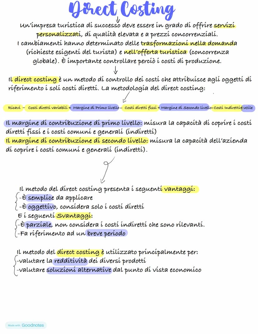 L'azienda deve saper utilizzare i diversi fattori produttivi acquisiti per produrre
í bení o i servizi da vendere ai clienti. Il costo può e