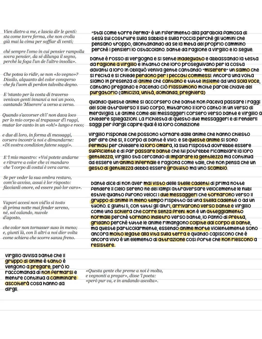 # V Purgatorio

Il purgatorio ha una struttura simile a quella dell'Inferno, ancora prima di entrare nel purgatorio
si vedono già categorie 