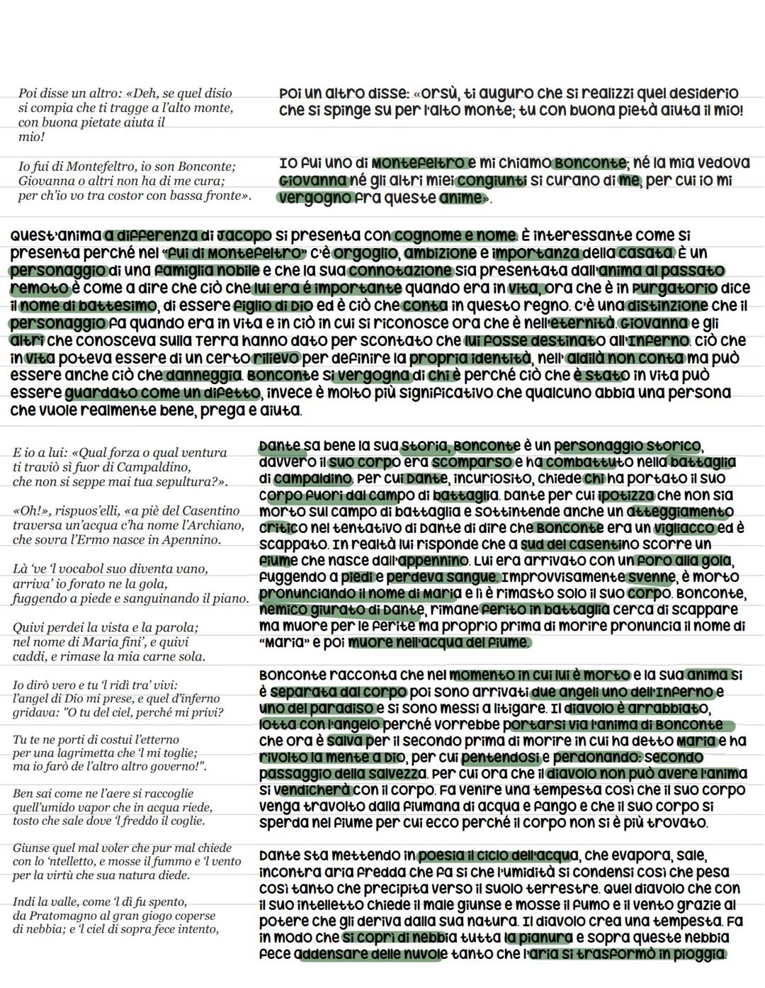 # V Purgatorio

Il purgatorio ha una struttura simile a quella dell'Inferno, ancora prima di entrare nel purgatorio
si vedono già categorie 