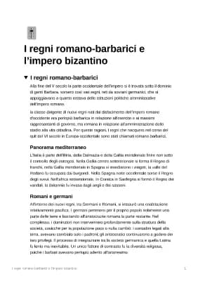 Know I regni romano-barbarici e l’impero bizantino thumbnail