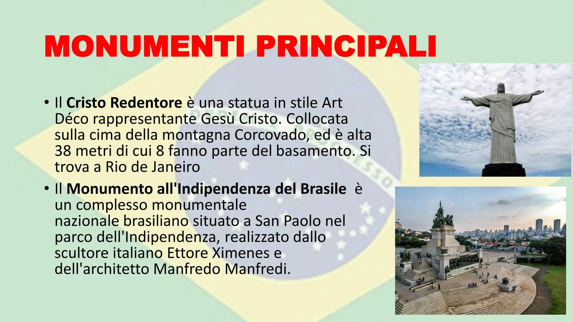 # IL BRASILE # POSIZIONE E CONFINI

*   II Brasile si trova nell'America del Sud.
*   Ha una superficie di oltre 8,5 milioni
di km² è il qui