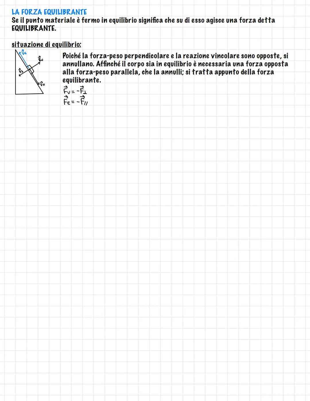 h
LA STATICA
La statica è la parte della fisica che studia l’EQUILIBRIO dei corpi.
Un corpo si trova nella condizione di equilibrio nel mome