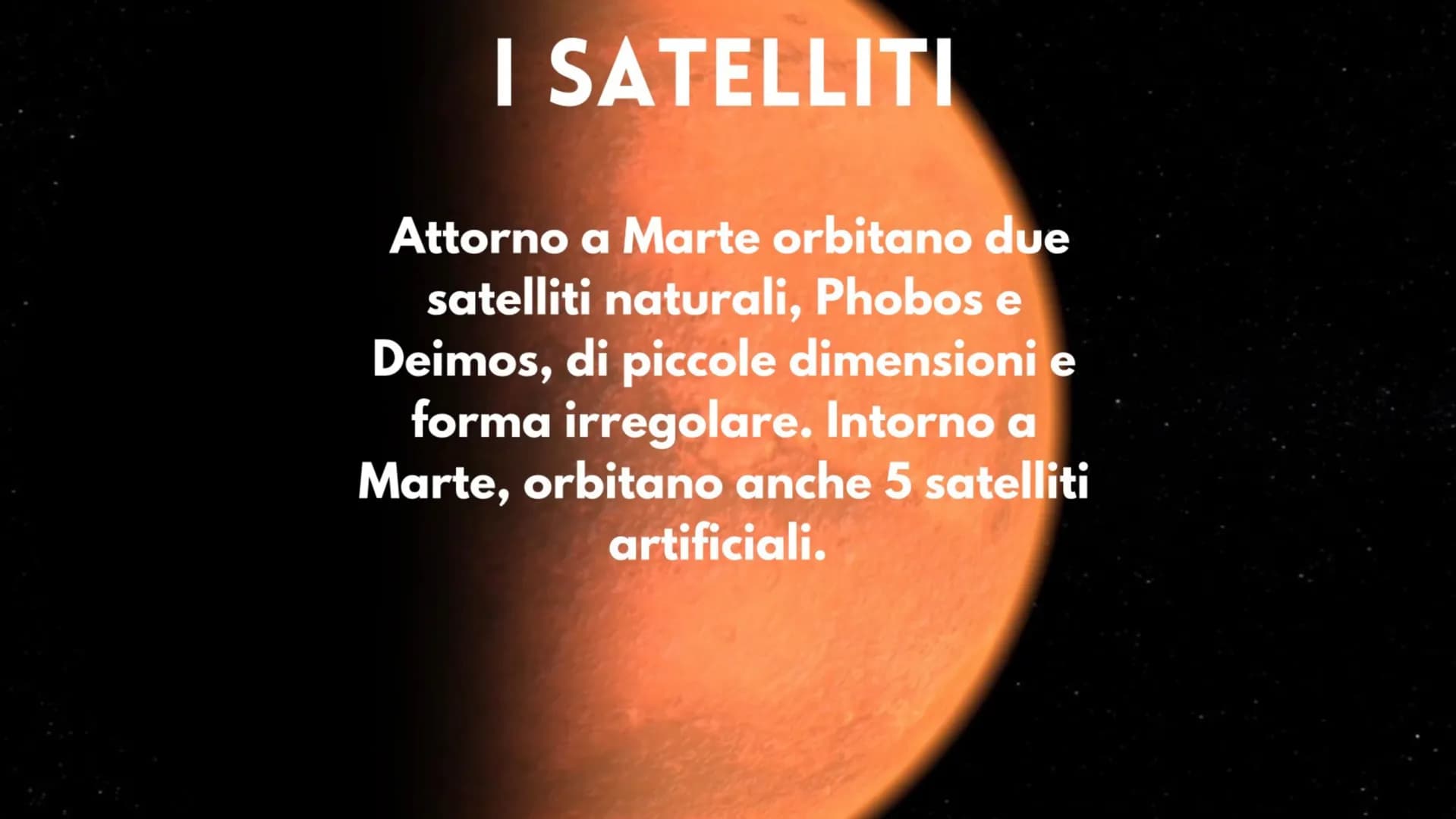 MARTE
IL PIANETA ROSSO CARATTERISTICHE DEL PIANETA ROSSO
• É il 4° pianeta del Sistema
Solare
È ricoperto da una grande
quantità di ossido d