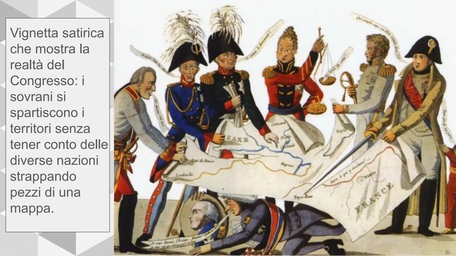 La Restaurazione
BAXE
Dopo la morte di Napoleone le potenze vincitrici si spartiscono il potere in
Europa.
FRANCE La RESTAURAZIONE
Il period