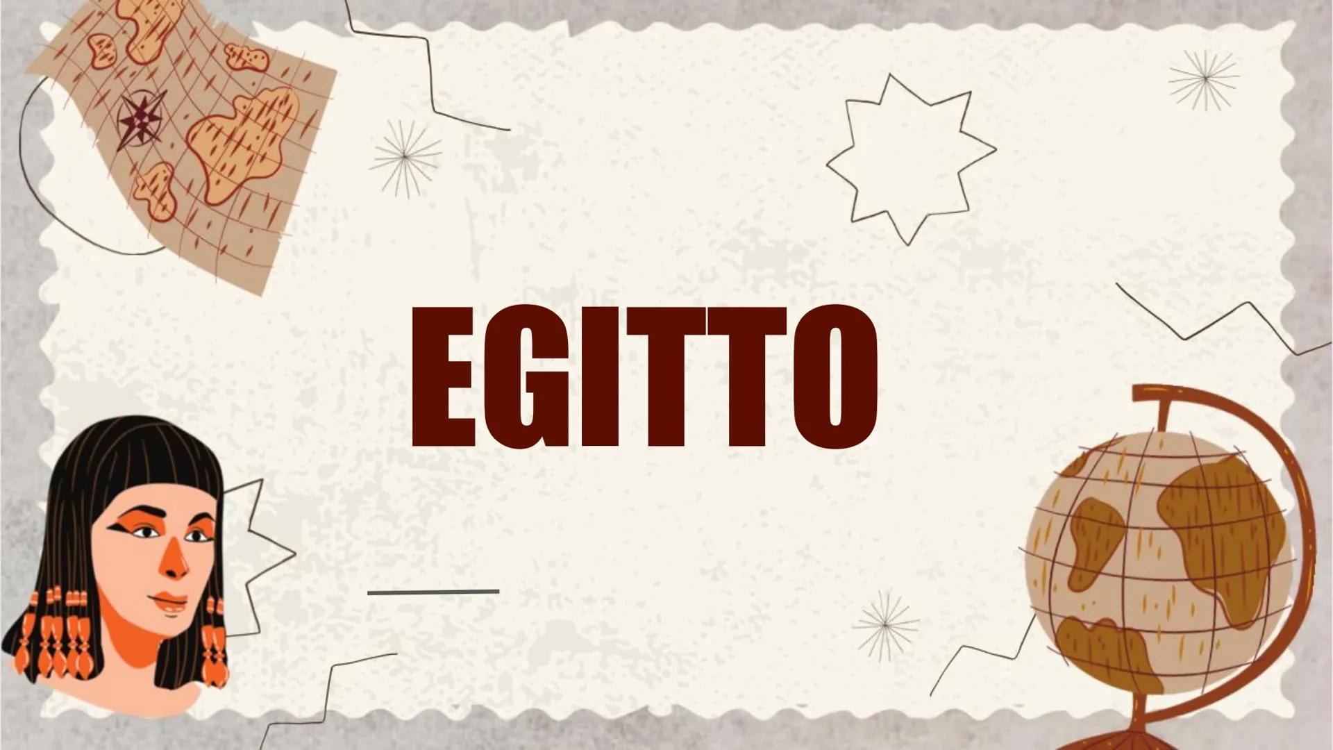 EGITTO # TERRITORIO

L'Egitto si trova nel nord-est dell'Africa e si
affaccia a nord sul Mar Mediterraneo, a est
confina con Israele, a oves