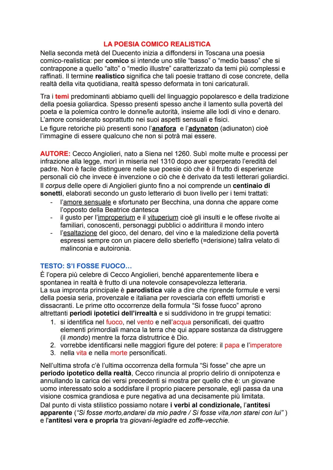LA NASCITA DELLE LINGUE VOLGARI
I primi testi letterari in volgare italiano vedono la luce nel XIII secolo, ma le prime forme
letterarie in 