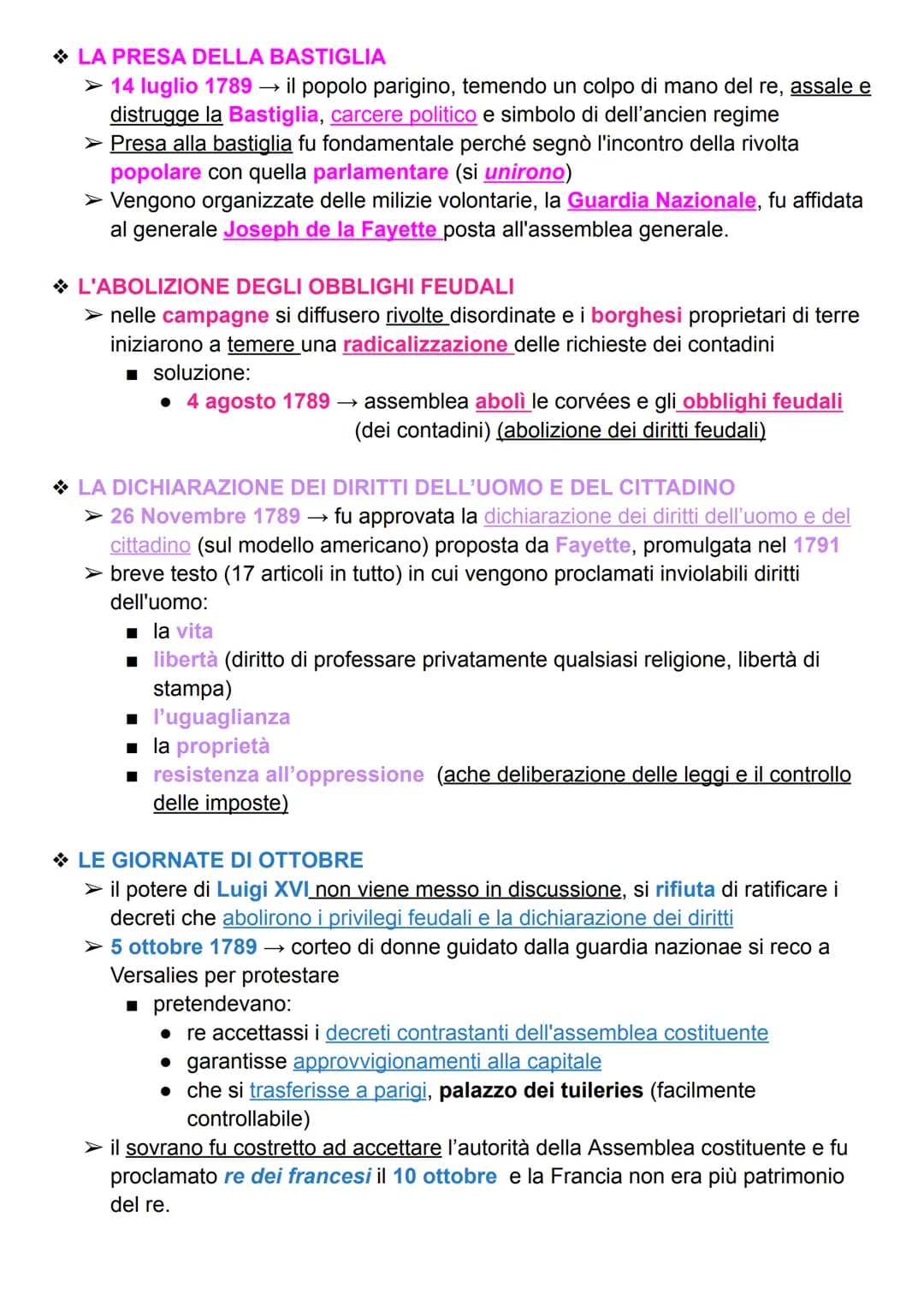 LA RIVOLUZIONE
FRANCESE
◆ SITUAZIONE ECONOMICA E SOCIALE
➤ rivoluzione industriale (economia francese) - basato sull'agricoltura
→ 80% della