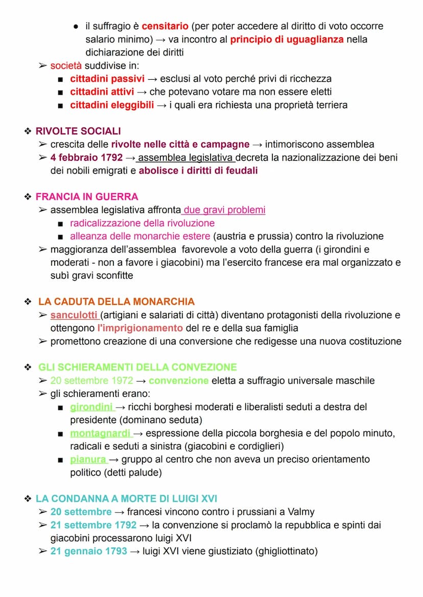 LA RIVOLUZIONE
FRANCESE
◆ SITUAZIONE ECONOMICA E SOCIALE
➤ rivoluzione industriale (economia francese) - basato sull'agricoltura
→ 80% della