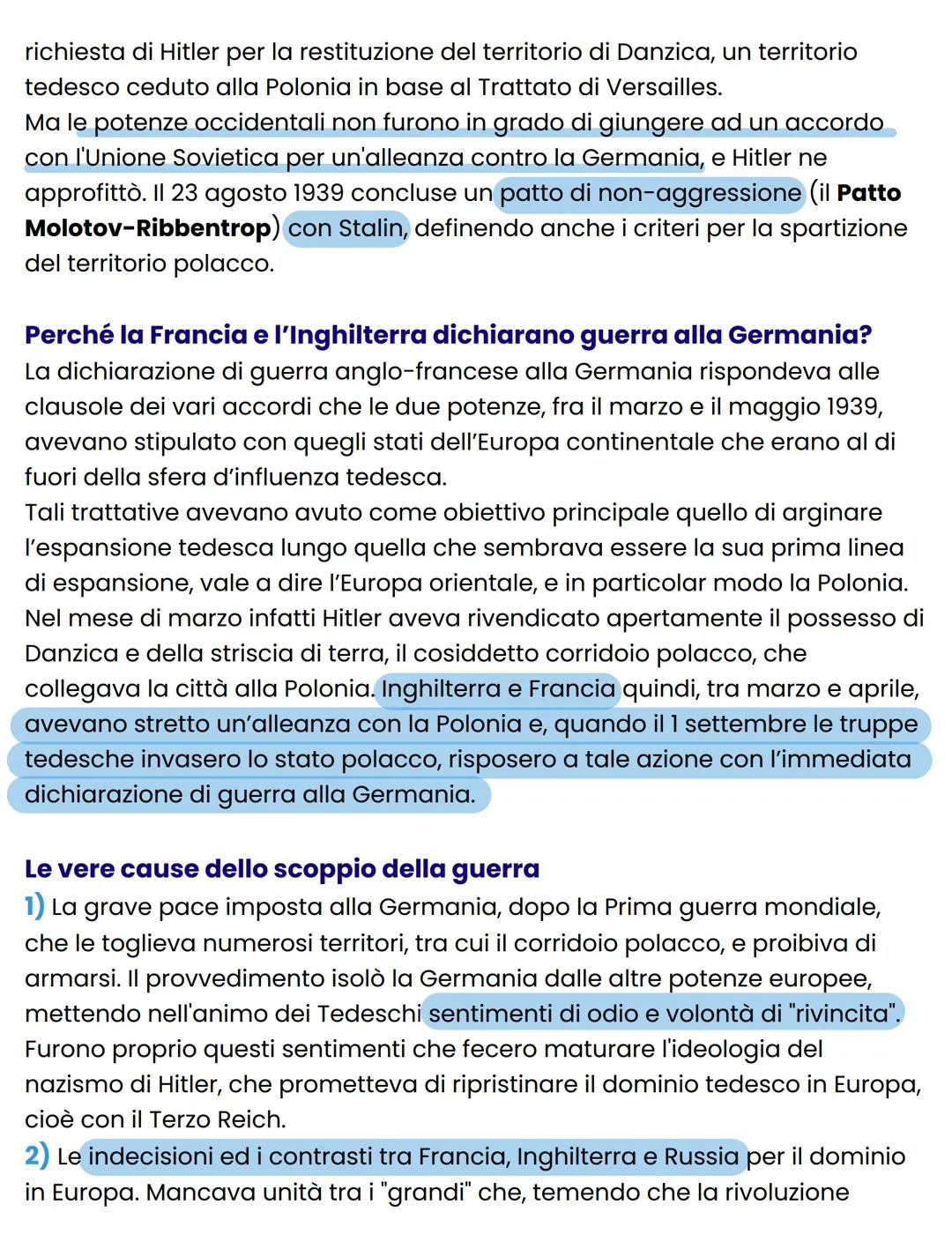 LO SCOPPIO DELLA GUERRA
Con la fine della prima guerra mondiale ( 28 giugno 1914
11 novembre 1918)
la Germania venne considerata nei trattat