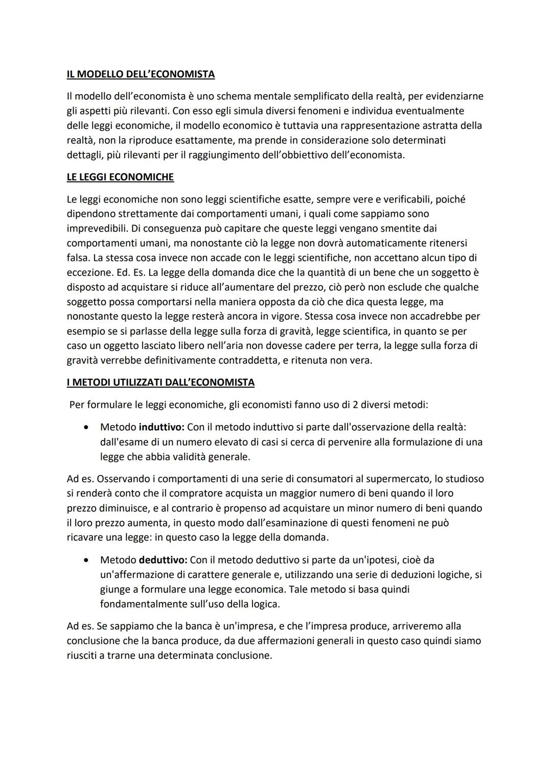 # ECONOMIA POLITICA

Utilizzando una definizione piuttosto ampia, possiamo dire che l'economia politica, sia
quella scienza che studia l'att