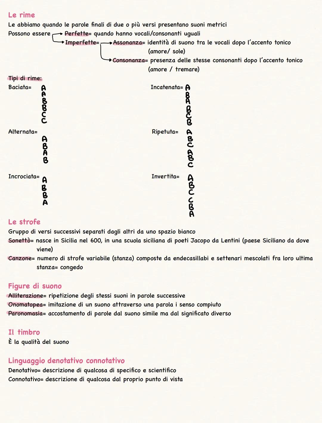 Poesia
Il verso
successione di sillabe accentate (toniche) e di sillabe non accentate (atone)
→ Sciolti no rima, si metrica
Liberi no metric
