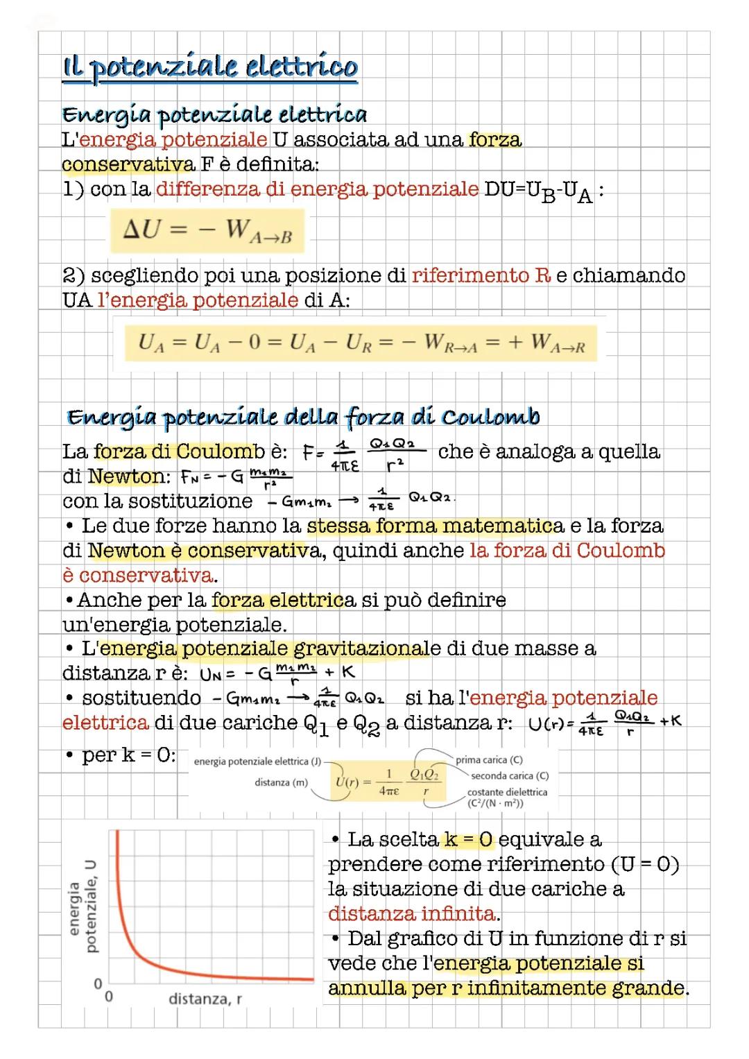 Energia Potenziale Elettrica Facile - Come Funziona e Formule Semplici