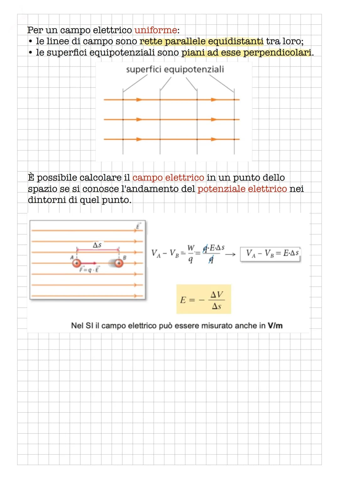 Il potenziale elettrico
Energia potenziale elettrica
L'energia potenziale U associata ad una forza
conservativa F è definita:
1) con la diff