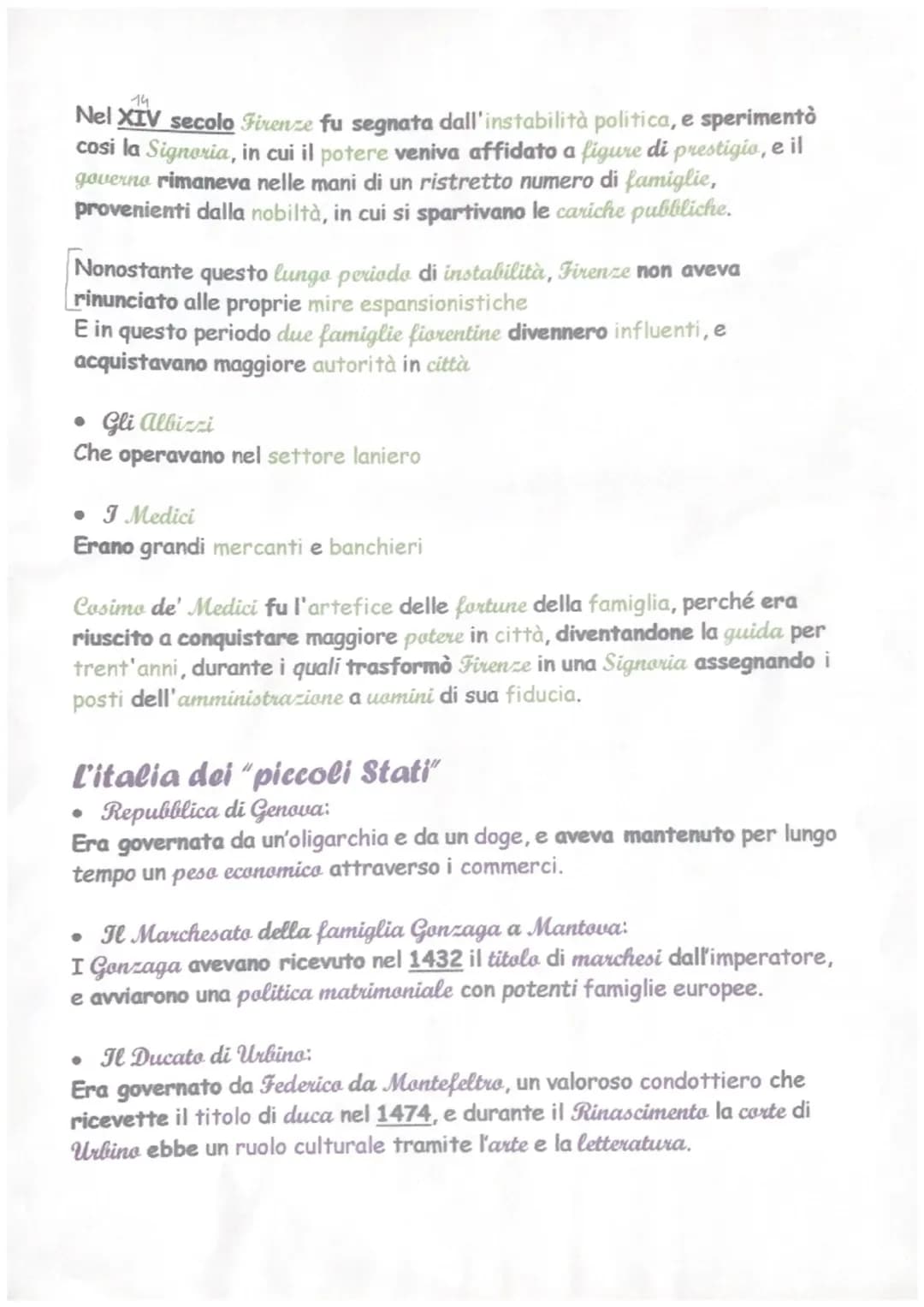 Le Signorie cittadine italiane
Nel Duecento, i cittadini italiani cercarono nuovi modi di governo, e
crearono la Signoria, un sistema guidat