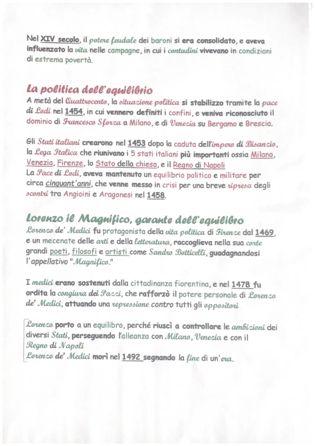 Le Signorie cittadine italiane
Nel Duecento, i cittadini italiani cercarono nuovi modi di governo, e
crearono la Signoria, un sistema guidat
