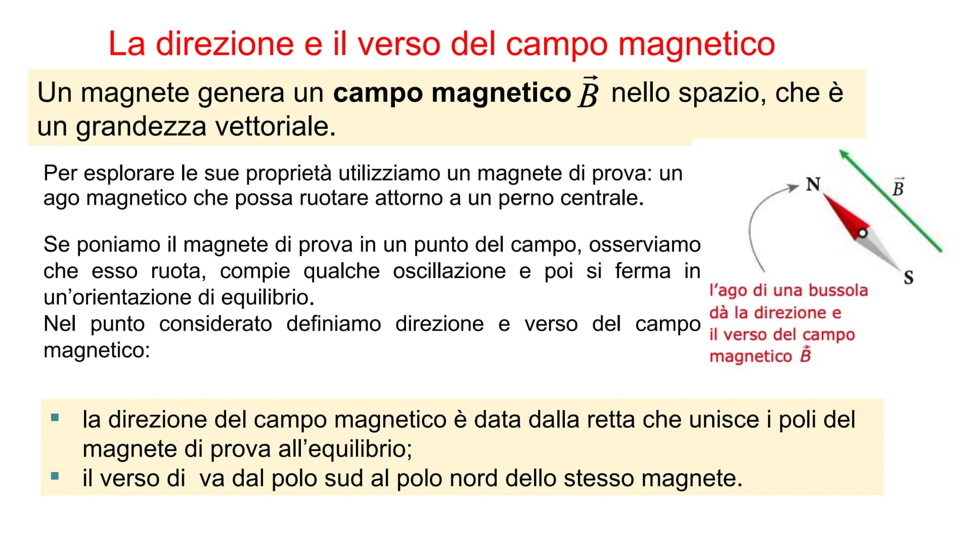 Magnetismo
nel vuoto Il magnetismo
Nel VI secolo a.C. in Grecia già si sapeva che la magnetite attira il ferro.
La magnetite è un minerale c