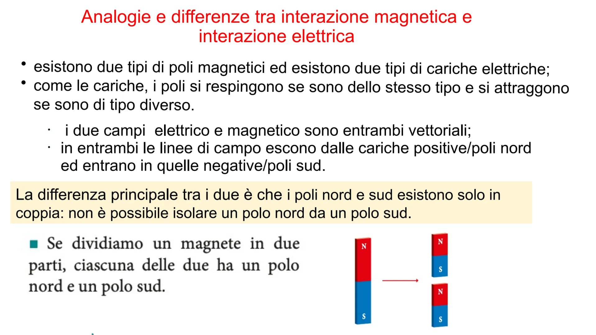Magnetismo
nel vuoto Il magnetismo
Nel VI secolo a.C. in Grecia già si sapeva che la magnetite attira il ferro.
La magnetite è un minerale c