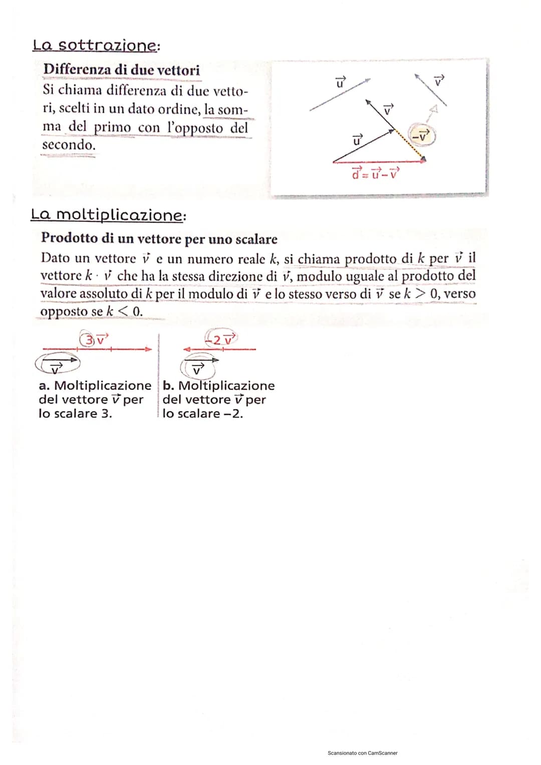 Le grandezze fisiche
Esse possono essere di due tipi:
➤ Scalari: per essere definite necessitano solamente
di una quantità numerica e l'unit