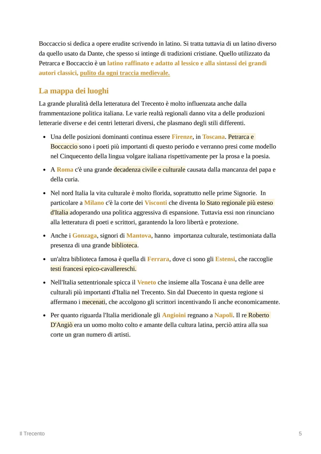 é mobile.
g
leo pumpu oni dità.
capio dell'atto presente estat
Il Trecento
La storia e la società
Il Trecento è un secolo vario e contraddet